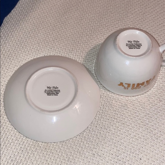 My Fido ~ I DO NOT Consider My Dog A Pet Mug Set - Picture 5 of 6